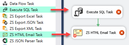SSIS Send HTML Email Task - Drag and Drop